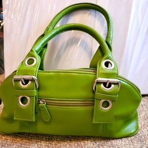 Lime green women's purse